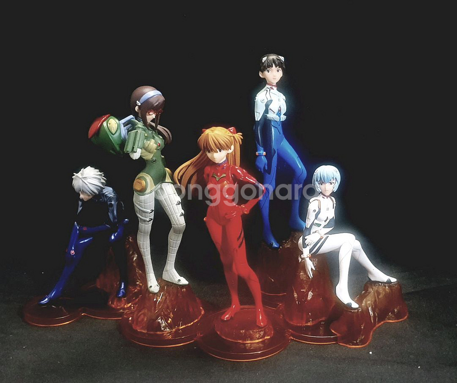 할인,에반게리온,피규어,대좌세트,개봉,정품--0