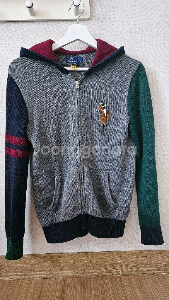 폴로 랄프로렌키즈 니트후드집업&데님팬츠 (초등고학년)--2