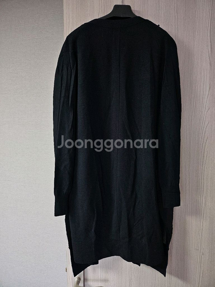 한섬 / TIME 타임 블랙 롱 가디건 +원피스 일체형--2