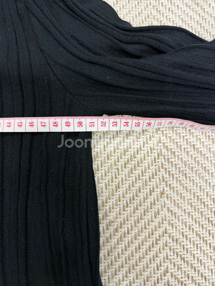 정품) 랑방 한섬 플리츠 니트 블라우스 90--8