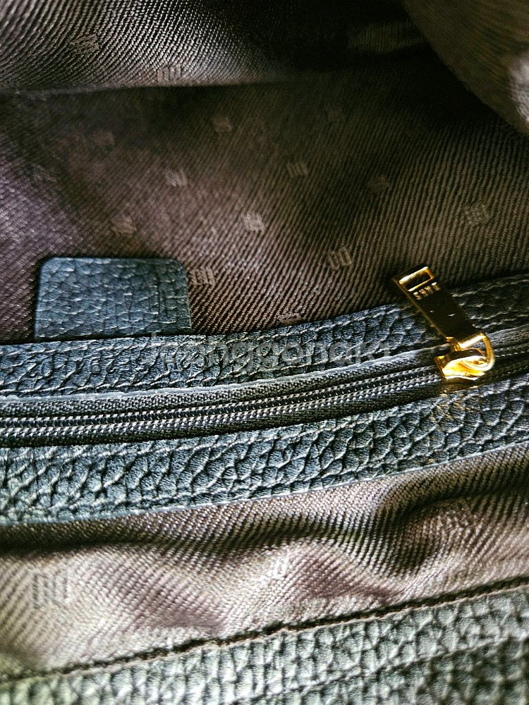 닥스 블랙 스터드 DD로고 크로스백 토트백--8