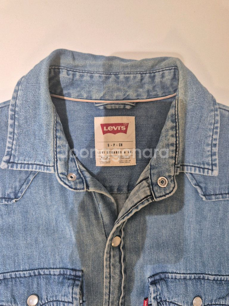 리바이스 웨스턴 데님 셔츠--1