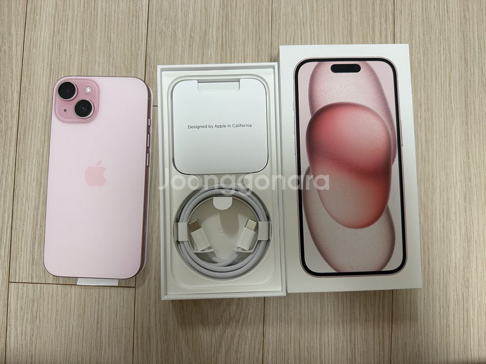 아이폰 15 핑크 128GB--5