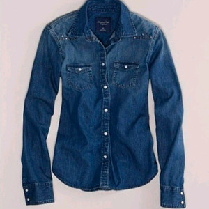 American Eagle 아메리칸이글 청남방데님 셔츠