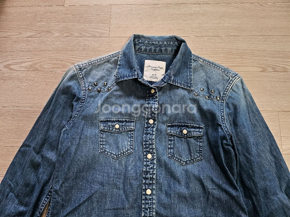 American Eagle 아메리칸이글 청남방데님 셔츠--2