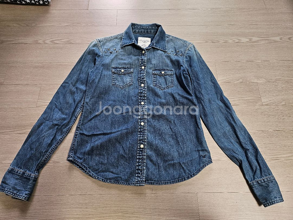 American Eagle 아메리칸이글 청남방데님 셔츠--1