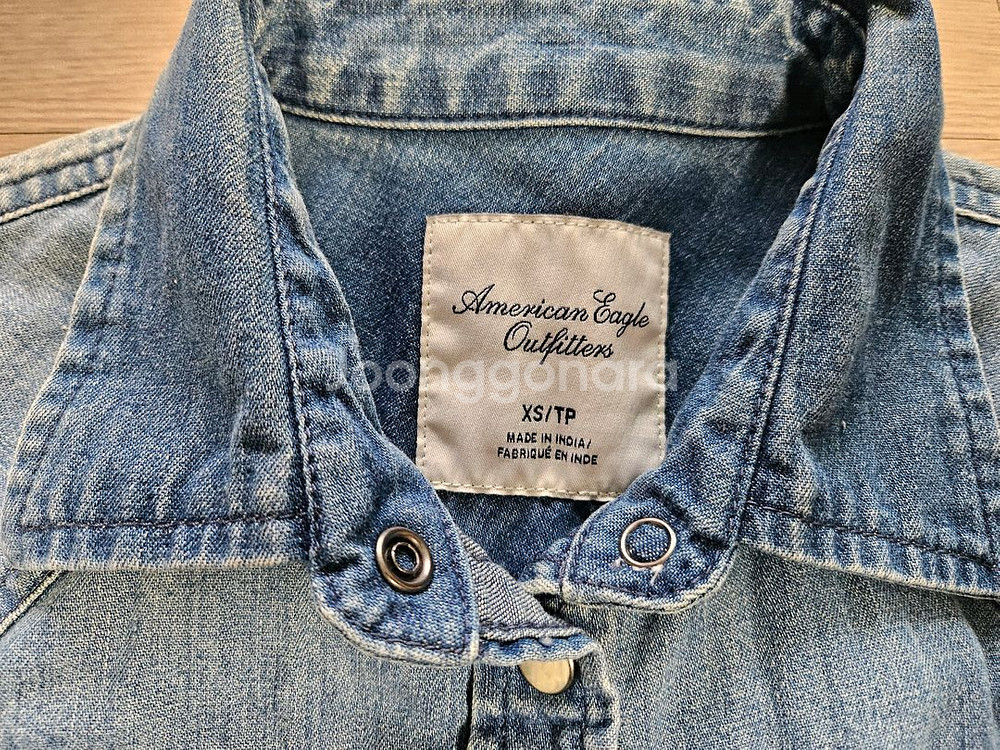 American Eagle 아메리칸이글 청남방데님 셔츠--4