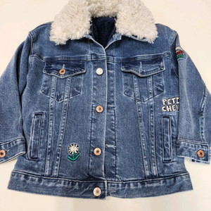 리미떼두두 청자켓 m(털탈부착가능)