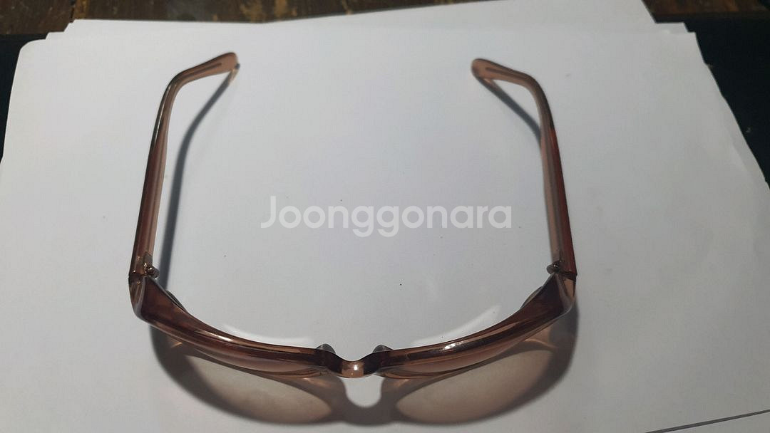 일본 수입 빈티지 선글라스/투명 브라운 KG-608-2--6