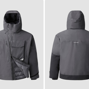 코오롱 고어텍스 패딩 방한 의류 상하의 세트