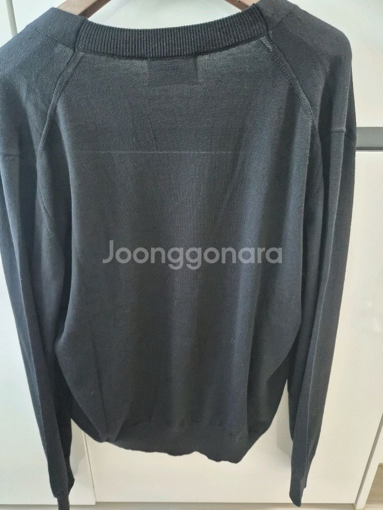 아미 레드 로고 가디건--1