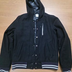 여성M 나이키 NSW 바시티 쟈켓 검정