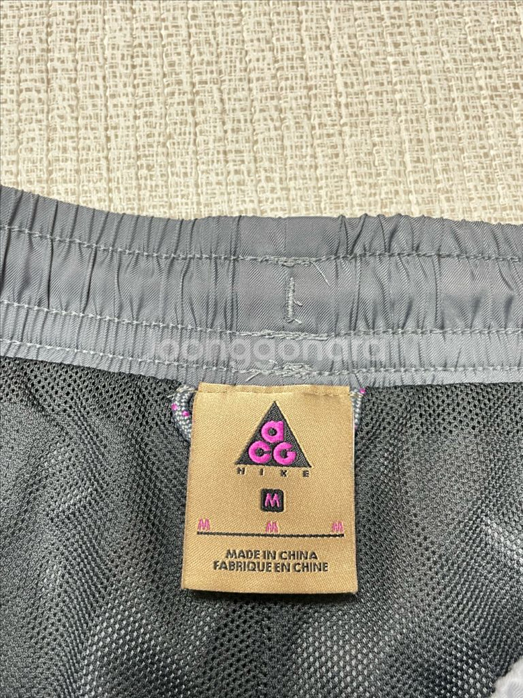 [M] 나이키 acg 우븐쇼츠 그레이--2