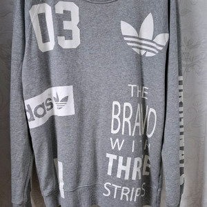 아디다스 맨투맨 110 트레포일 프린팅