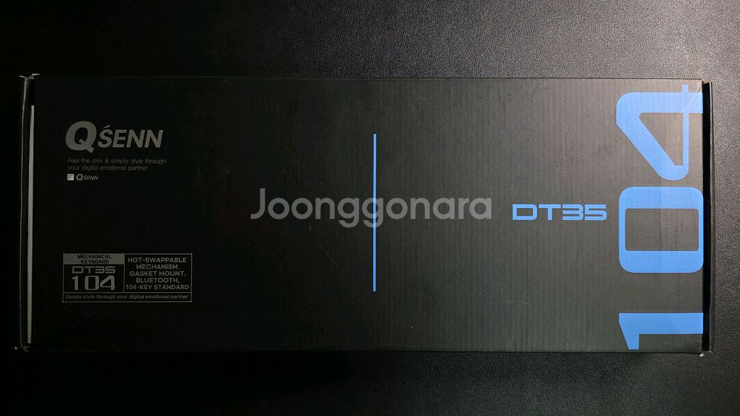 큐센QSENN DT35 104 민트축 풀배열 키보드판매--3