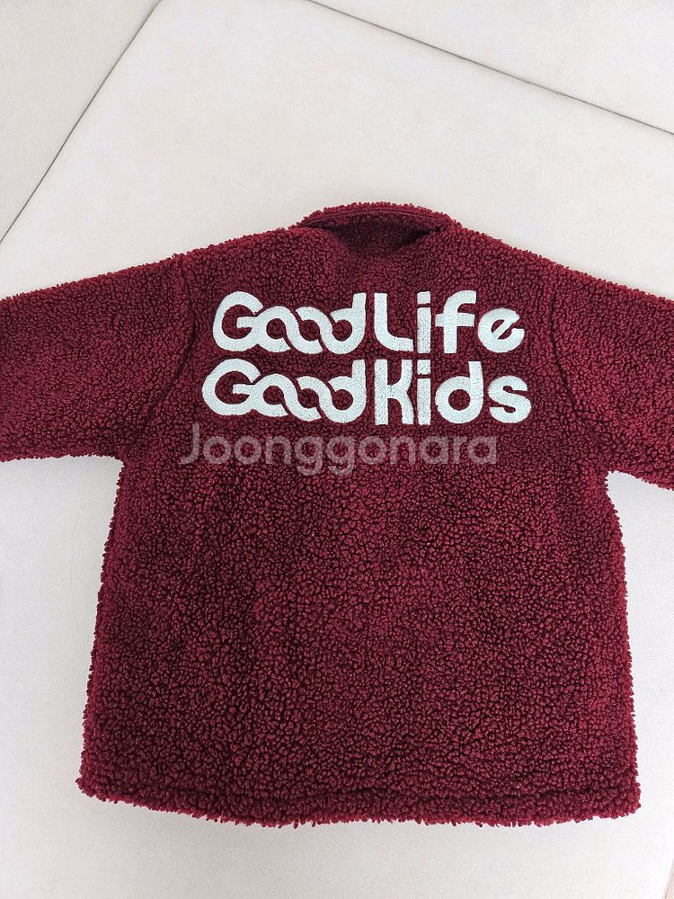 glgk 뽀글이 덤블자켓 120사이즈--1