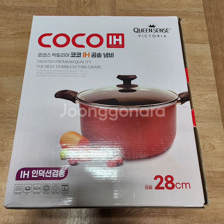퀸센스 코코 IH 곰솥냄비 28cm--0