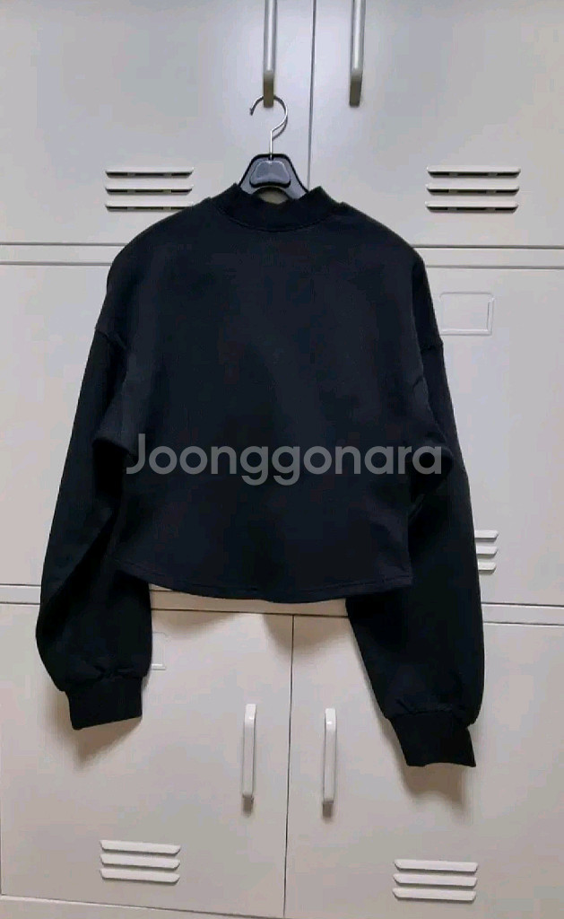 이더 모크넥 기모 맨투맨 - 블랙--5