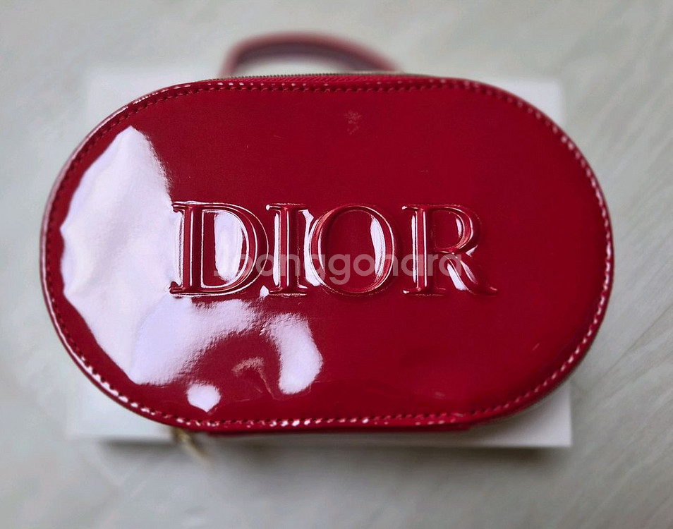 디올 레드 파우치(새상품)ㅡ13--0