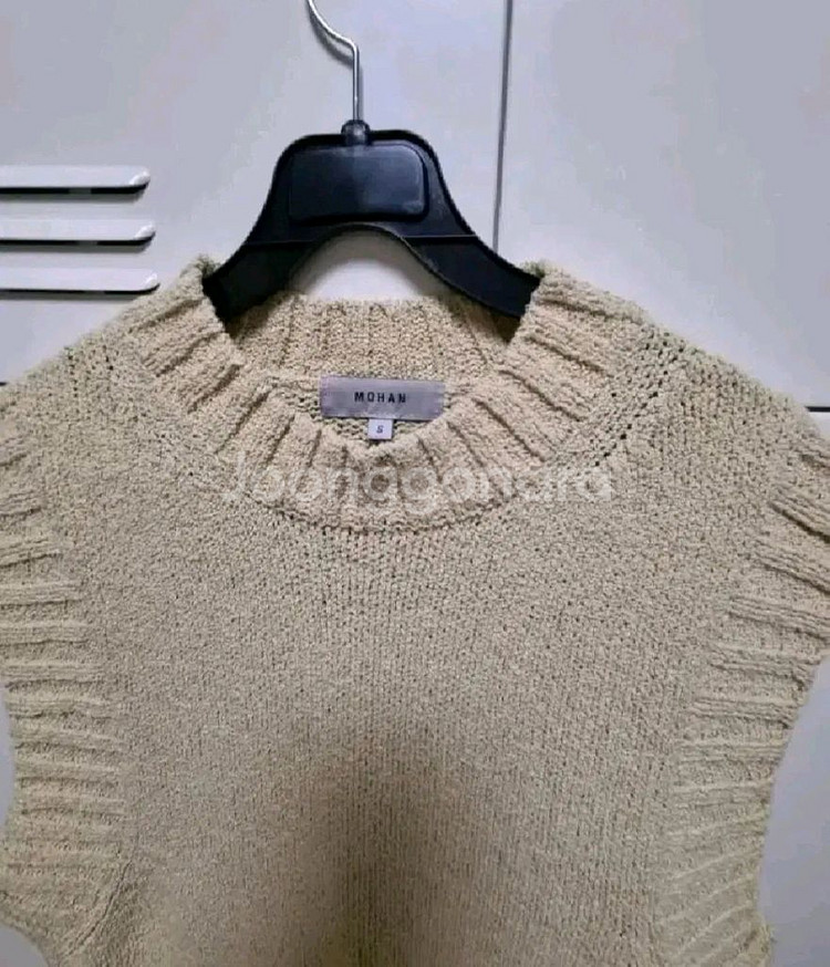 모한 니트 원피스 - 레몬 S--7