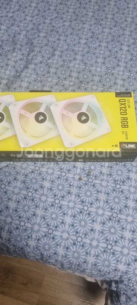 커세어 icue link qx120 화이트 스타터킷--0