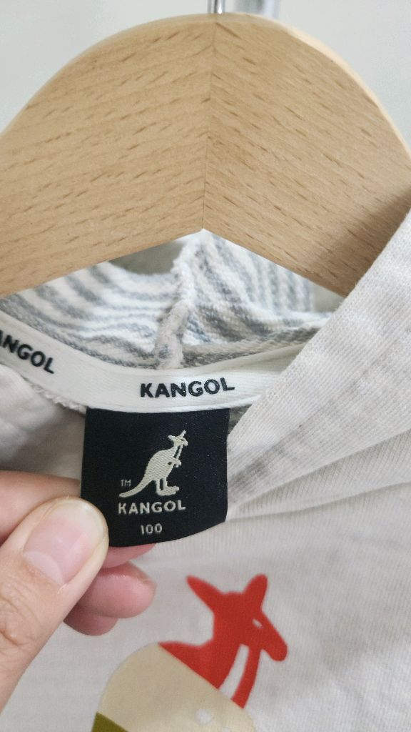 캉골 키즈 후드 맨투맨 100--5