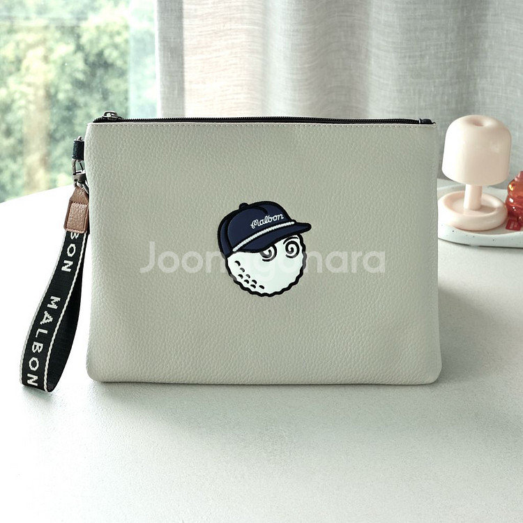 말본 골프 클러치백 가방 베이지--0