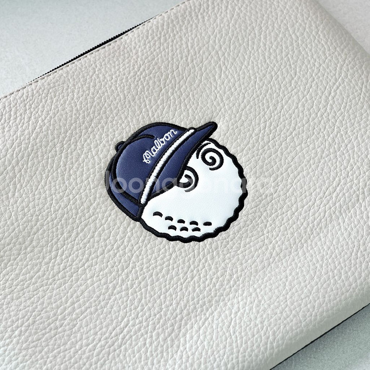 말본 골프 클러치백 가방 베이지--3