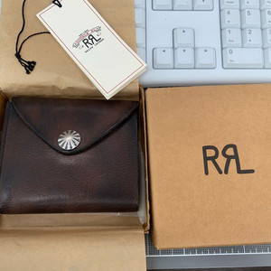RRL 콘초 레더 월렛 지갑 더블알엘