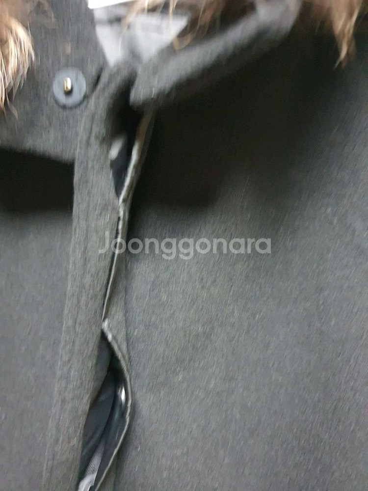 더아이잗 라쿤퍼 후드 울캐시미어 코트(66)무배2만원--2