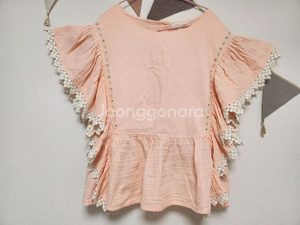 루이스미샤 핑크 블라우스--0