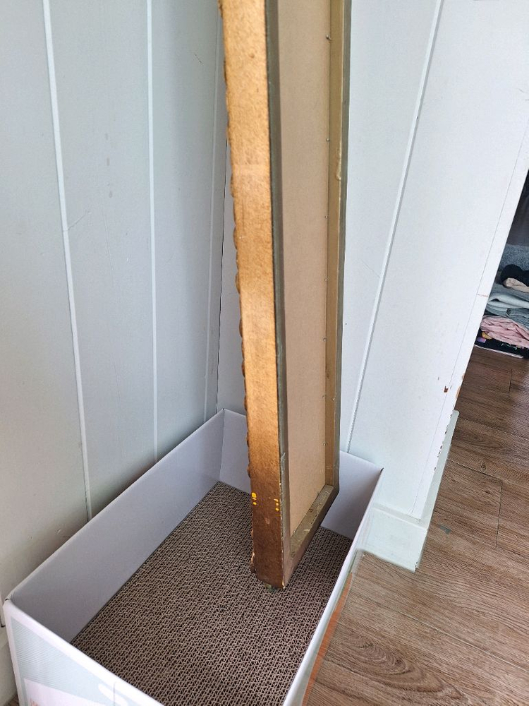 엔틱 앤틱골드 거울--5