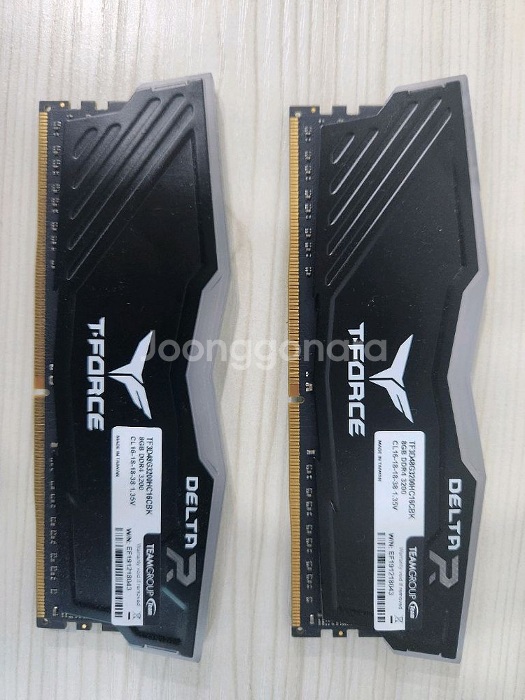 t.force ddr4 16gb(8g 2개) 램--0