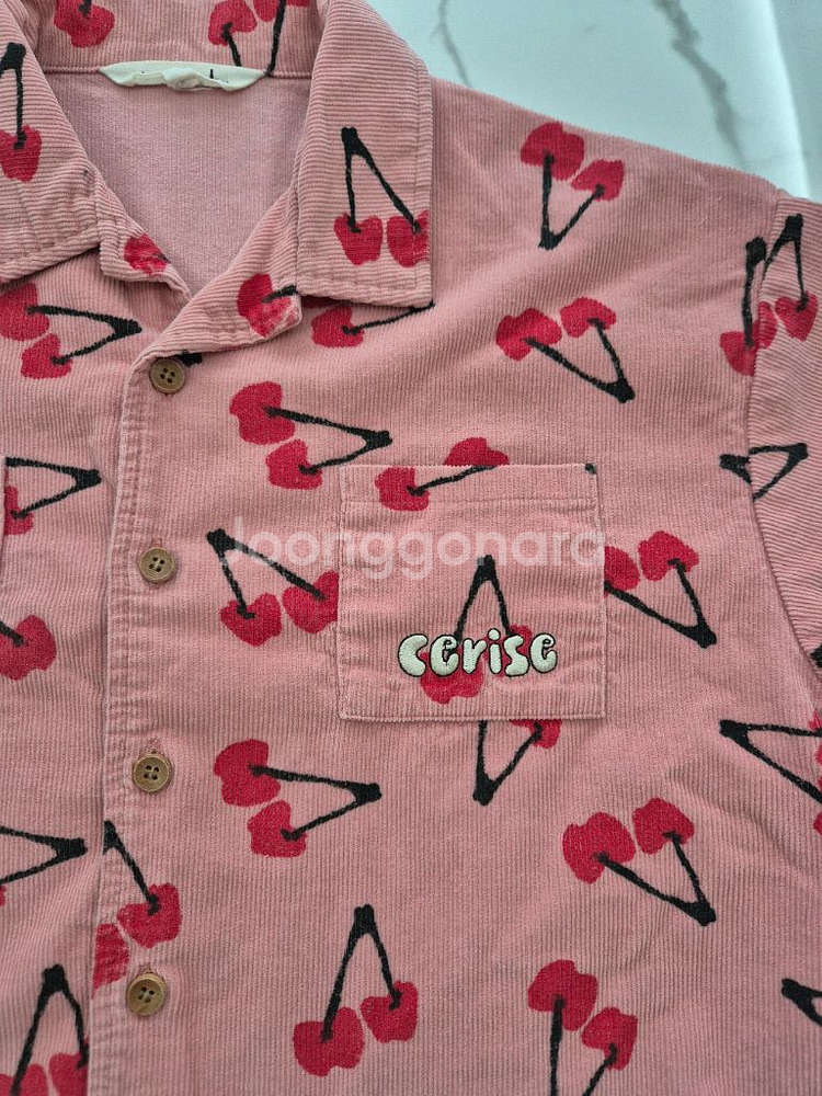 리미떼두두 체리 셔츠 남방 L (110)--8