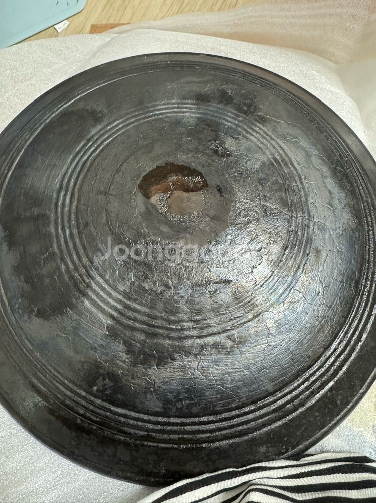 안성주물 전골구이 솥뚜껑--2