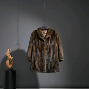 <진도>천연 모피코트