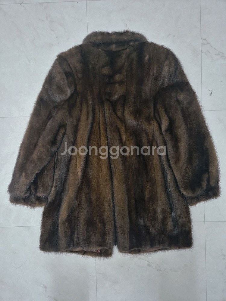 <진도>천연 모피코트--8