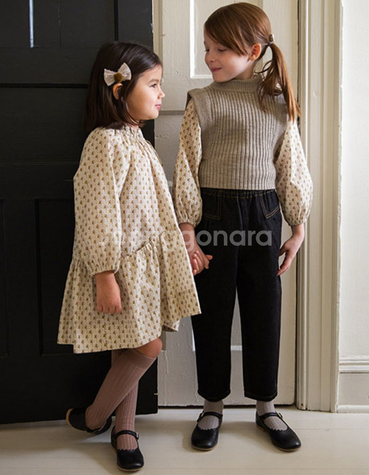 수어플룸 리프 에디스 원피스 7y--5