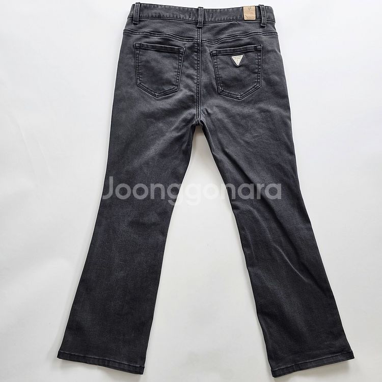 게스 청바지 부츠컷 흑청 스판 사이즈30 R2502--2