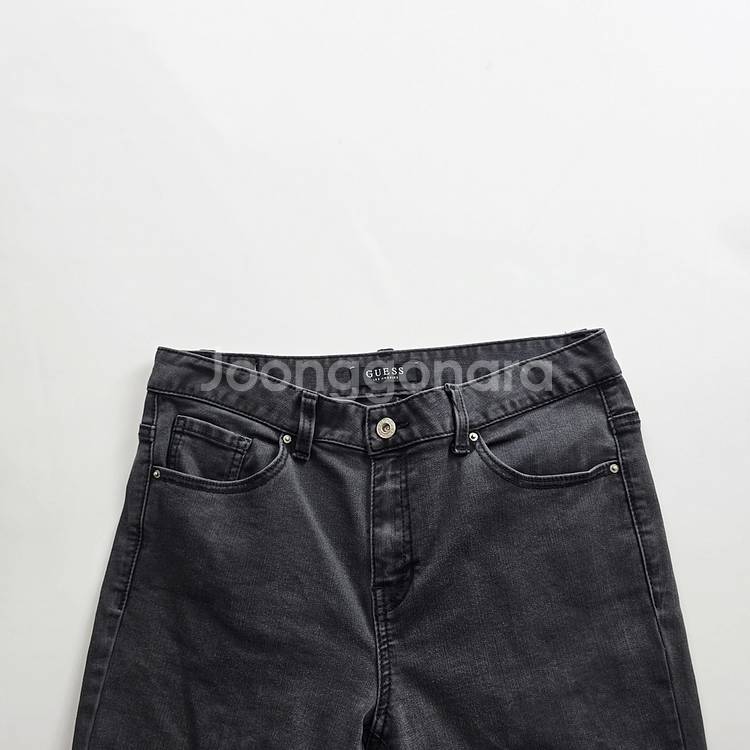 게스 청바지 부츠컷 흑청 스판 사이즈30 R2502--4