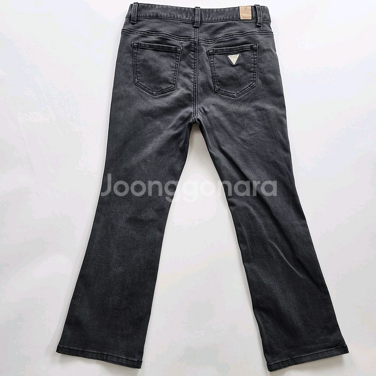 게스 청바지 부츠컷 흑청 스판 사이즈30 R2502--0