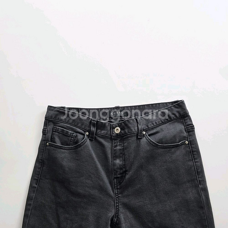 게스 청바지 부츠컷 흑청 스판 사이즈30 R2502--3