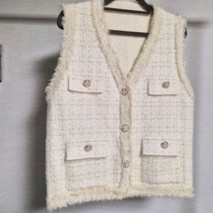 새제품 프리) 우아한 트위드 조끼 베스트