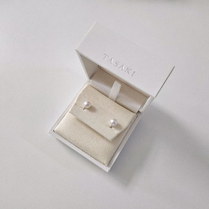 타사키 아코야 진주귀걸이 7mm/미착용새제품