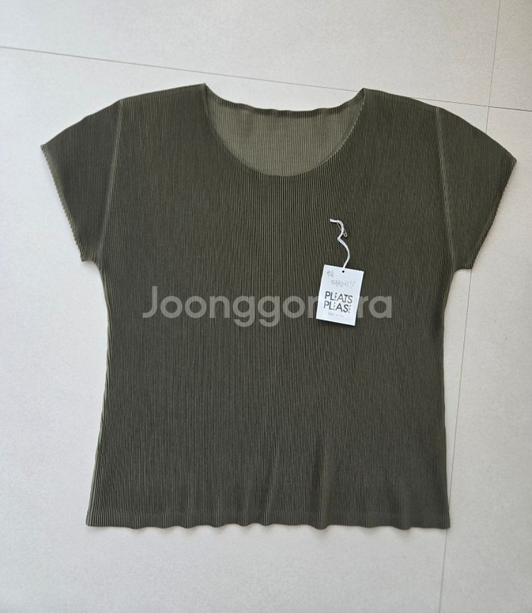 플리츠플리즈 라운드미스트 카키 3사이즈--0