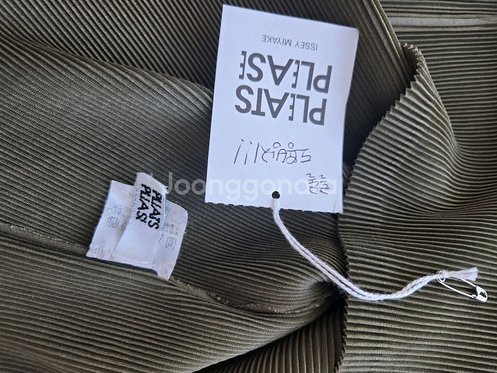 플리츠플리즈 라운드미스트 카키 3사이즈--3