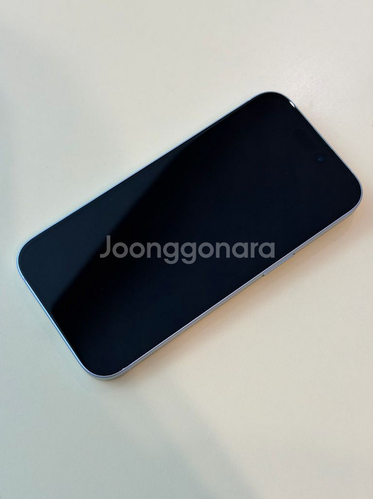 아이폰15 256기가 블루 무음카메라 애케플--1