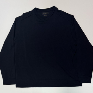 마시모두띠 블랙 무지 미니멀 롱슬리브 맨투맨 L