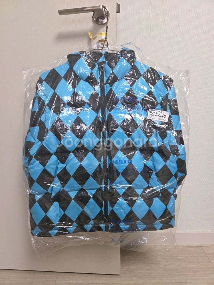 히로 체커 패딩 130--0