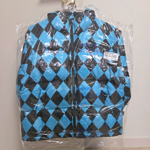 히로 체커 패딩 130